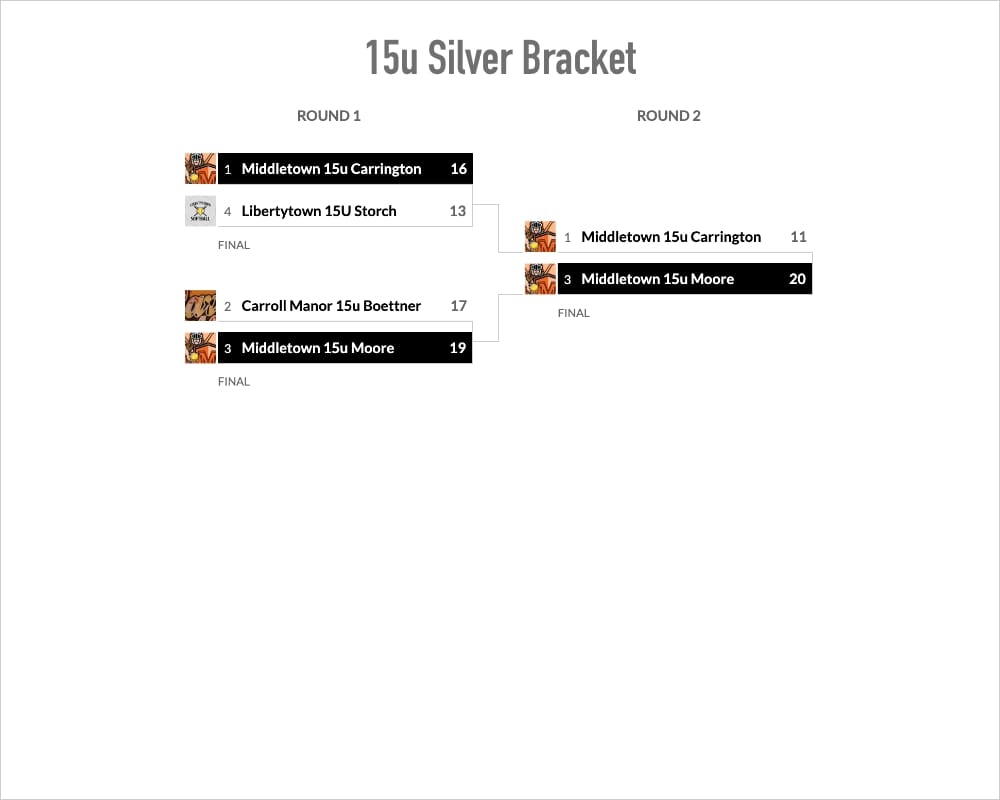 15u Silver Bracket